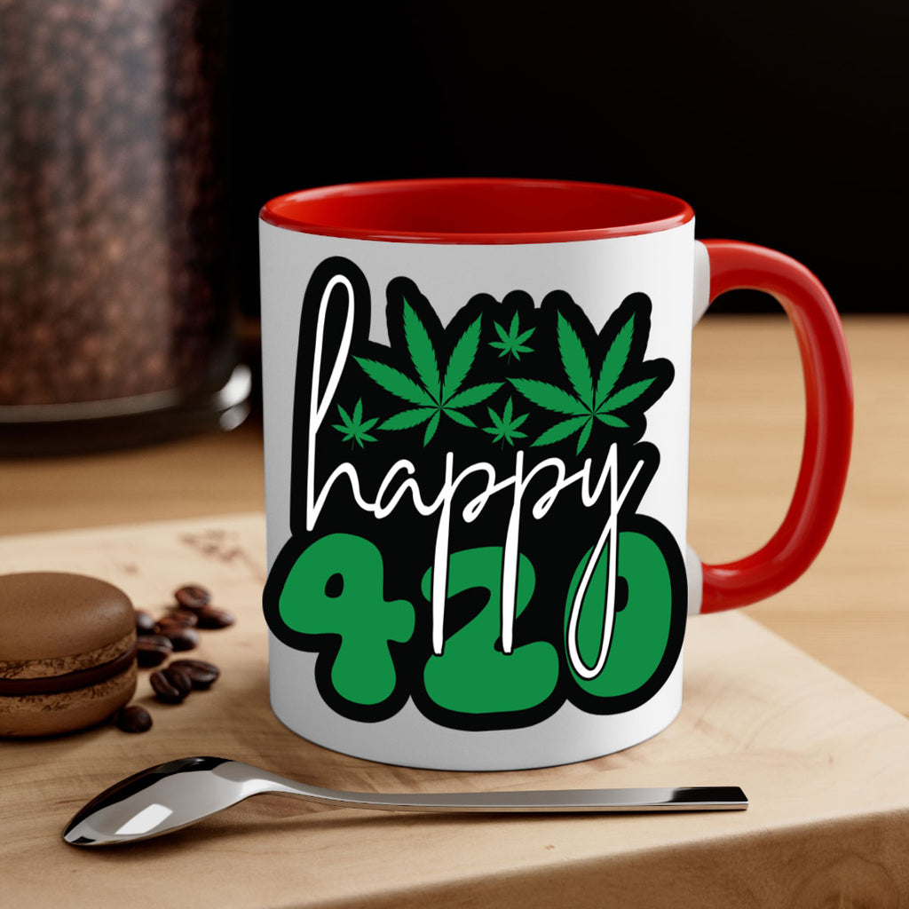 Happy 420 102#- marijuana-Mug / Coffee Cup