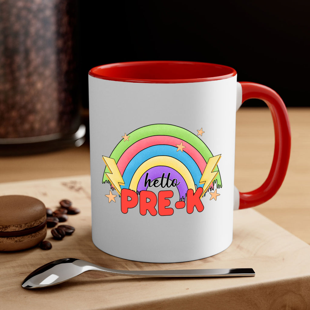 Hello PreK Rainbow 6#- preK-Mug / Coffee Cup
