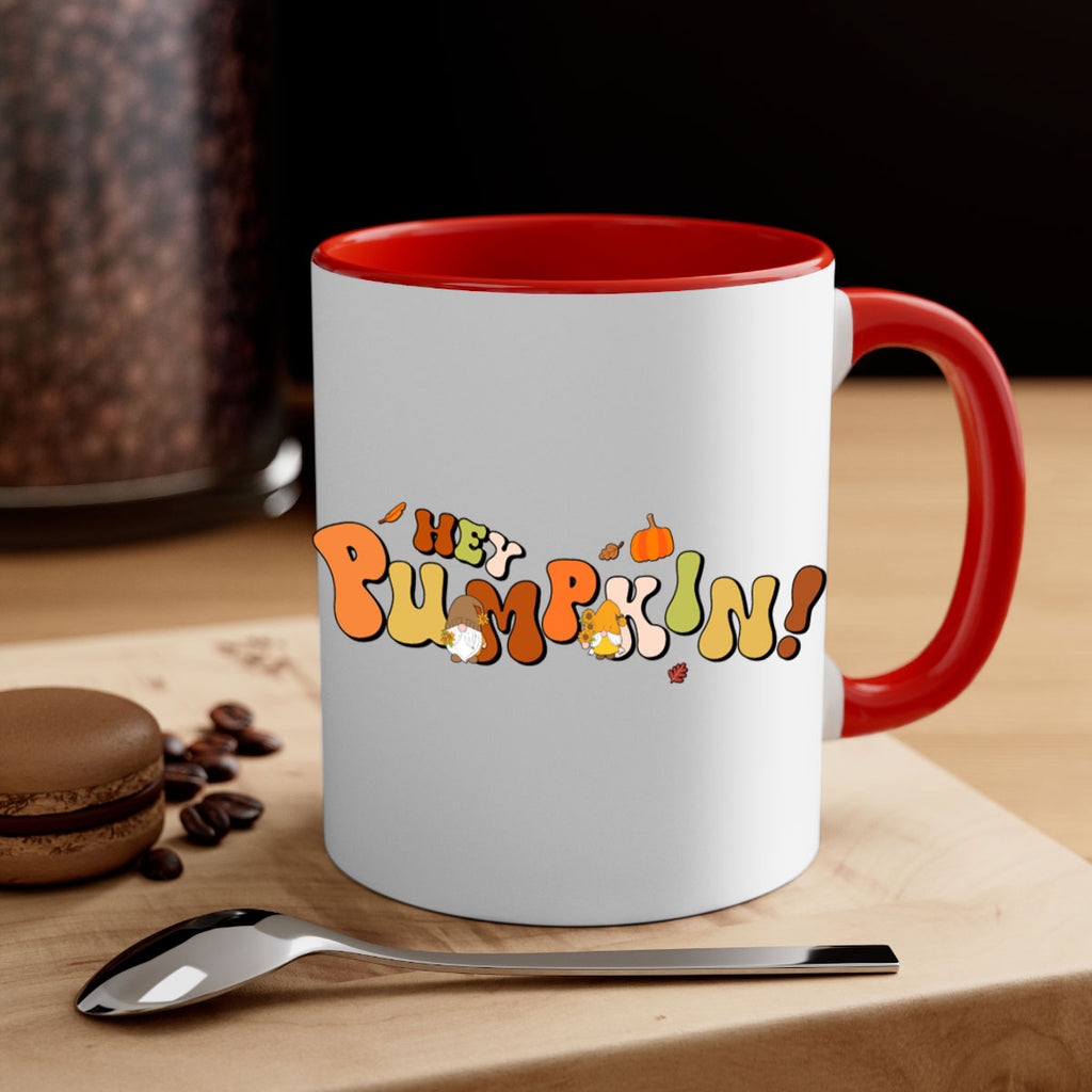 HeyPumpkinFallGnome 313#- fall-Mug / Coffee Cup
