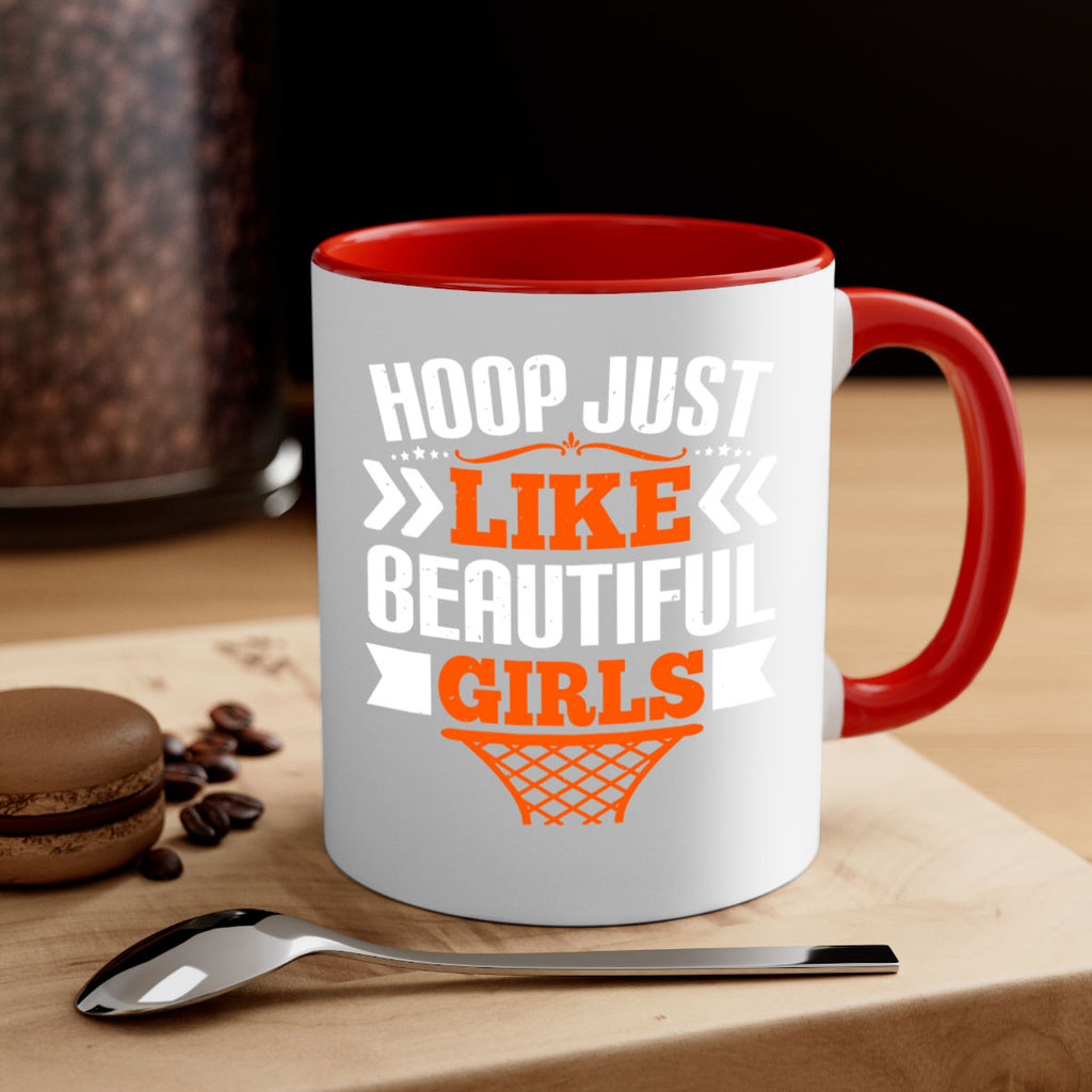 Hoop just like beautiful girls 2289#- basketball-Mug / Coffee Cup