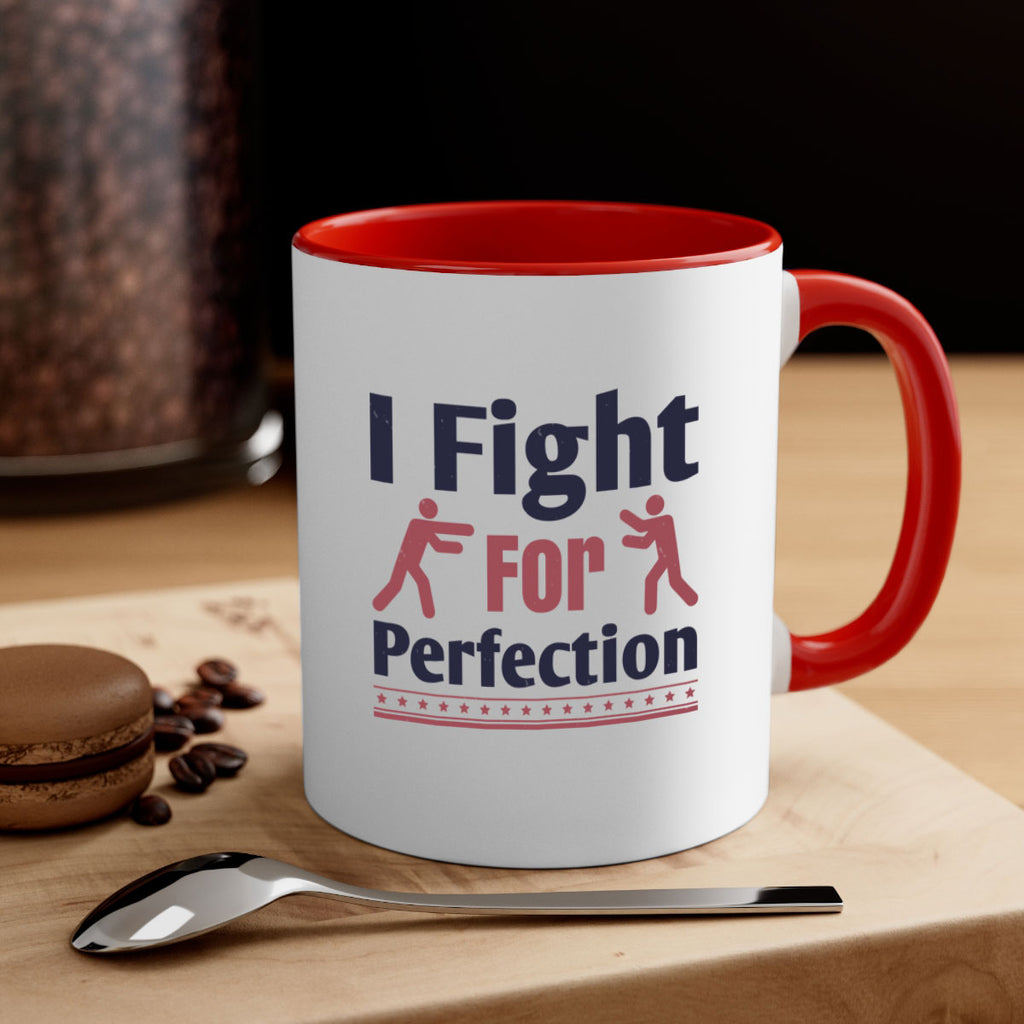 I fight for perfection 2246#- boxing-Mug / Coffee Cup