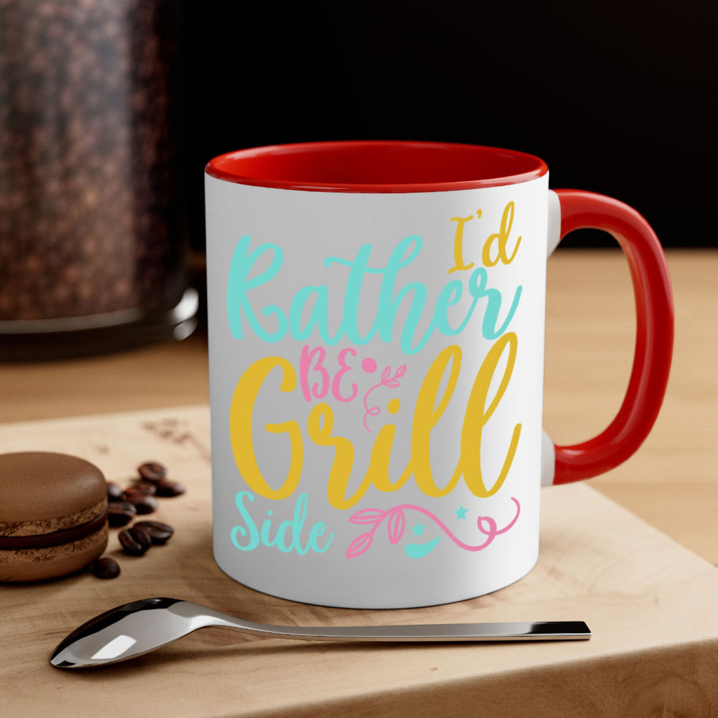 ID RATHER BE GRILL SIDE Style 62#- Summer-Mug / Coffee Cup
