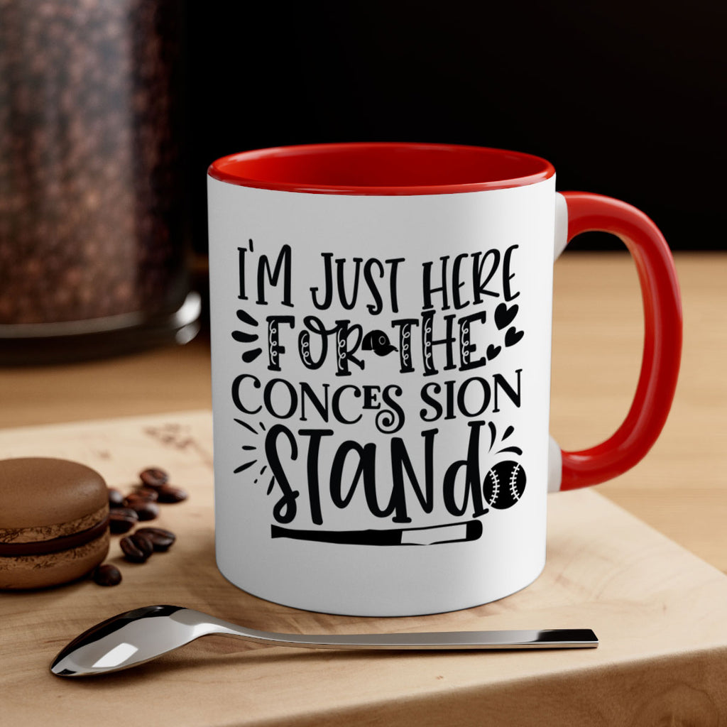 Im Just Here For the Conces sion stand 2072#- baseball-Mug / Coffee Cup