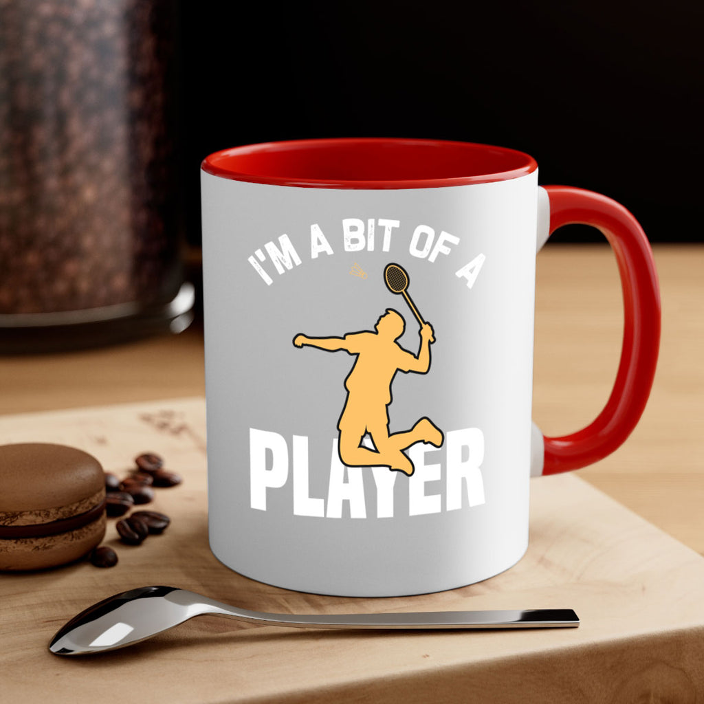 Im a bit 1071#- badminton-Mug / Coffee Cup
