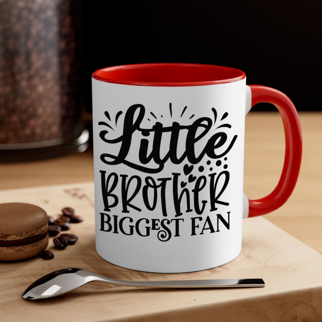 Little Brother Biggest Fan 2056#- baseball-Mug / Coffee Cup
