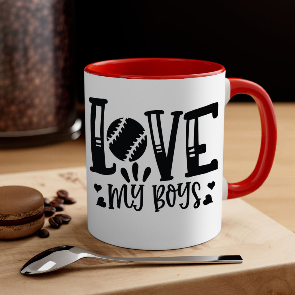 Love My Boys 2053#- baseball-Mug / Coffee Cup