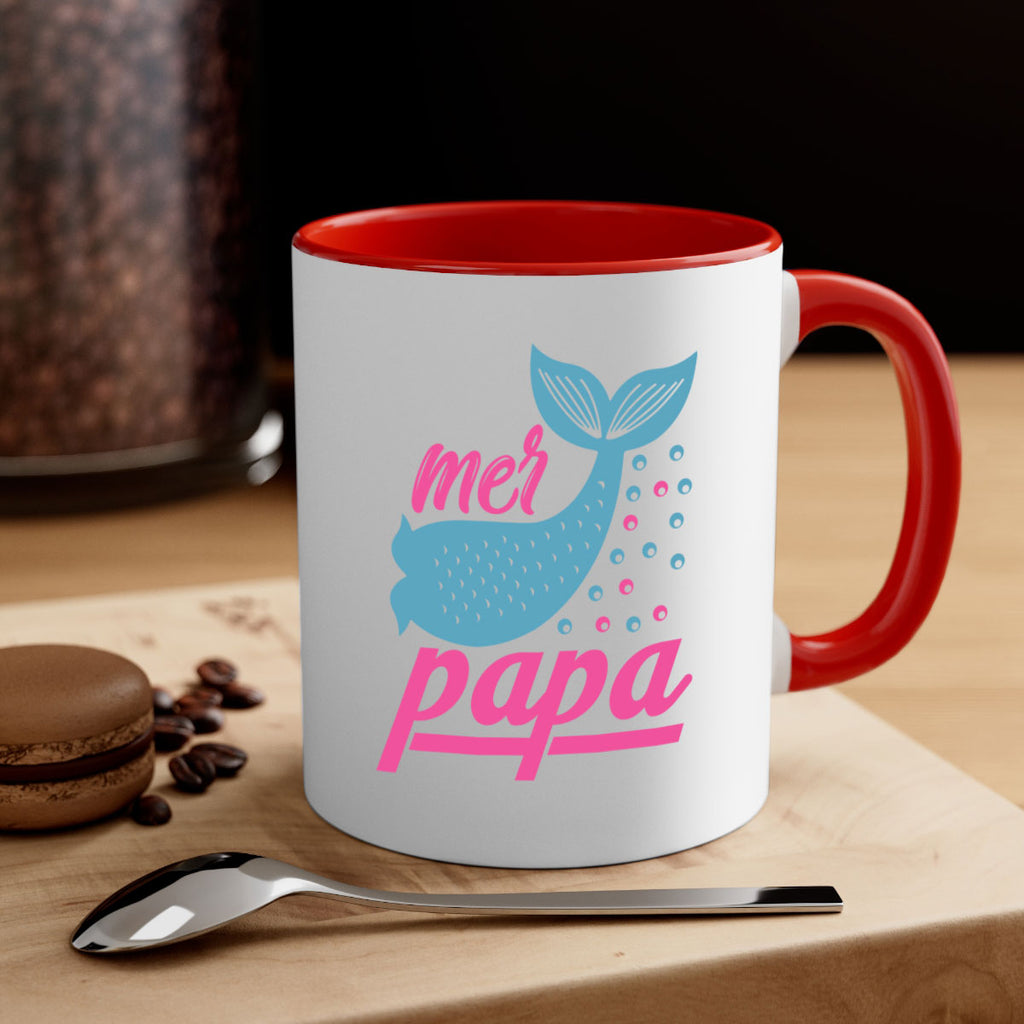 Mer Papa 344#- mermaid-Mug / Coffee Cup
