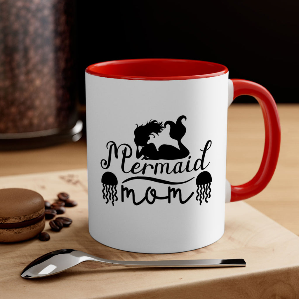 Mermaid Mom 373#- mermaid-Mug / Coffee Cup