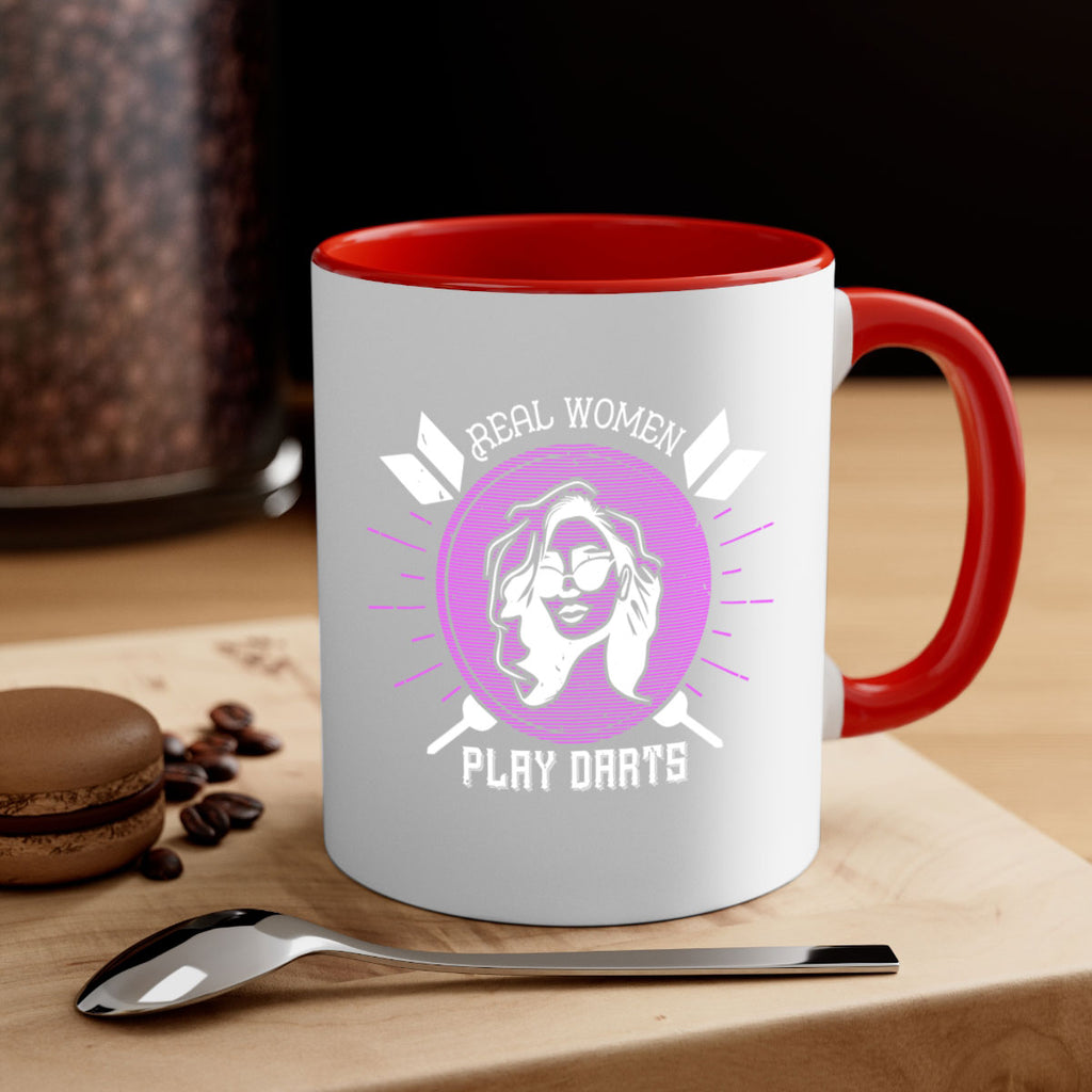 Real women play darts 1855#- darts-Mug / Coffee Cup