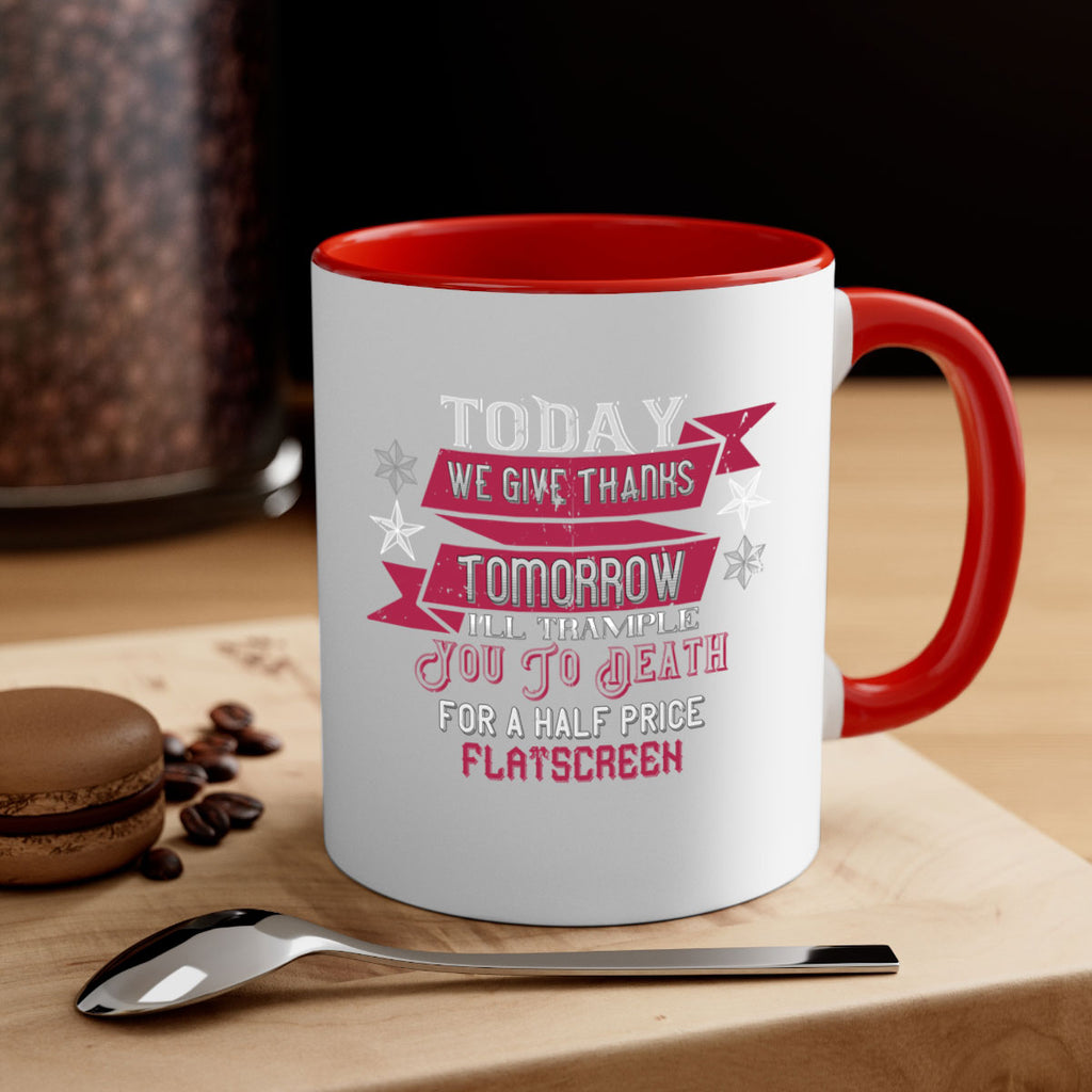 Today we give thanks 129#- football-Mug / Coffee Cup