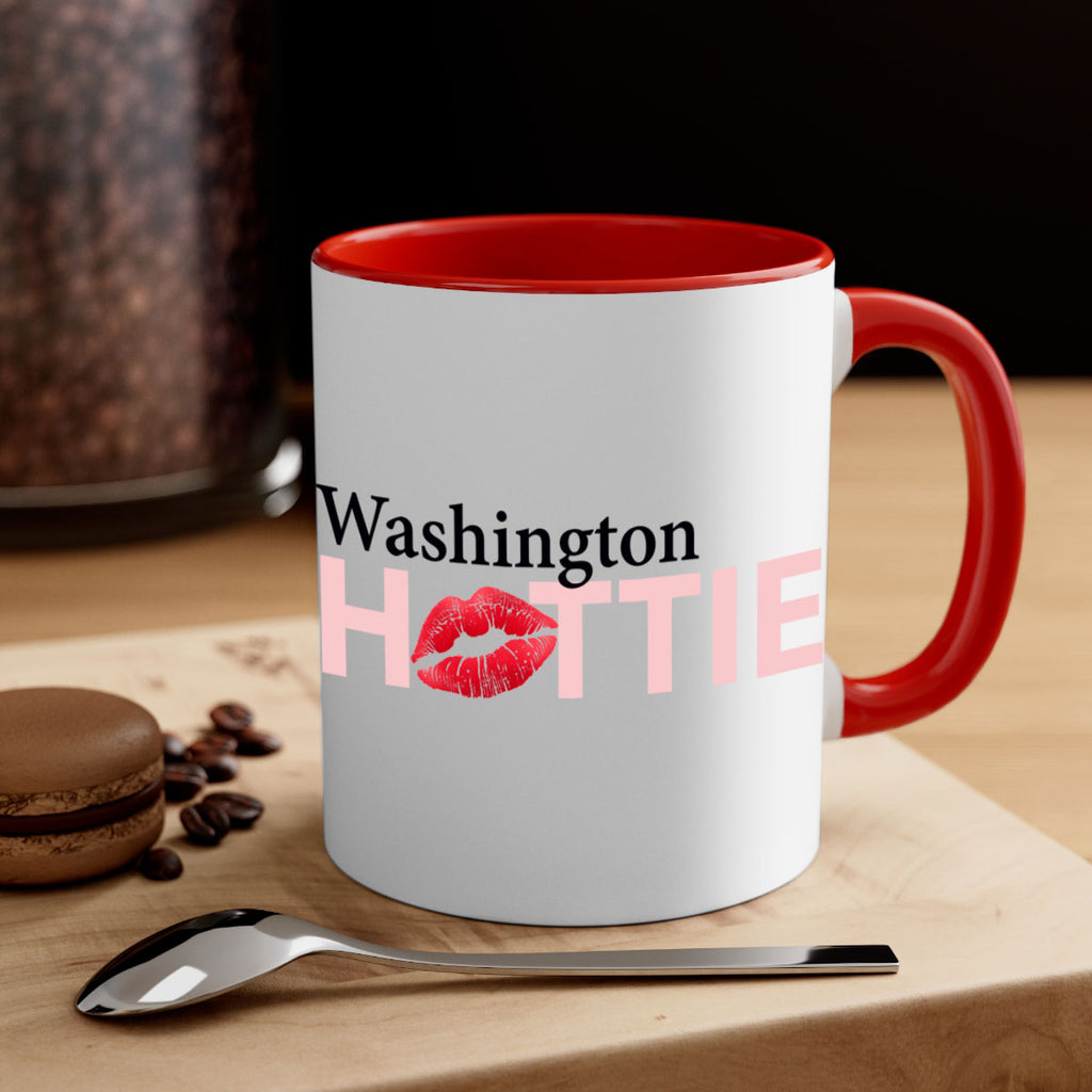 Washington Hottie With Red Lips 47#- Hottie Collection-Mug / Coffee Cup