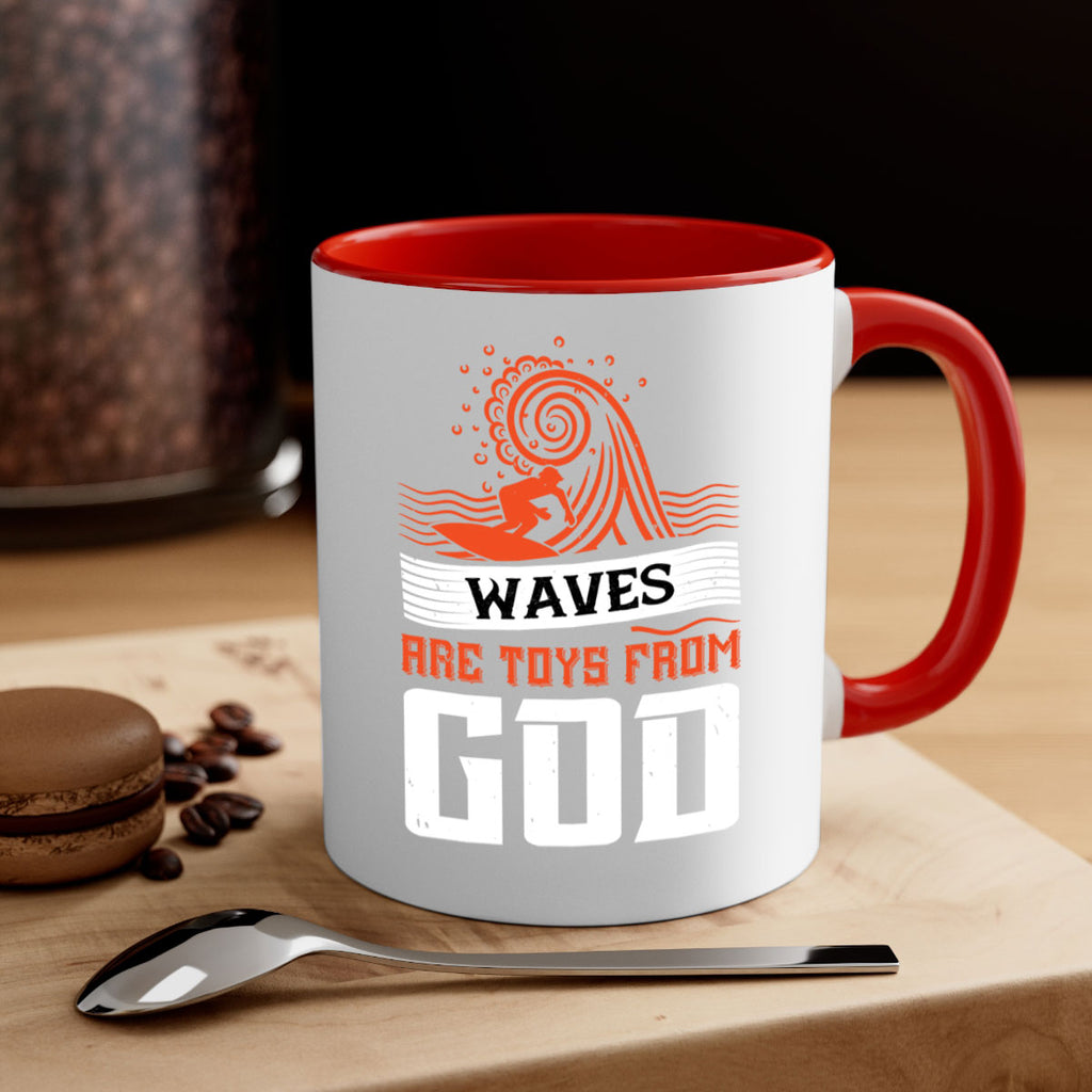 Waves are toys from God 2387#- surfing-Mug / Coffee Cup