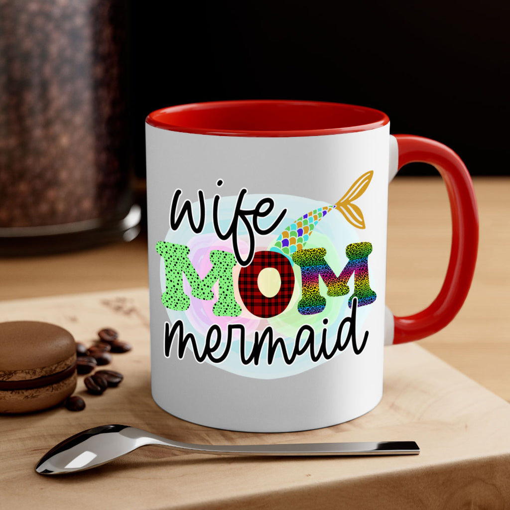 Wife Mom Mermaid 674#- mermaid-Mug / Coffee Cup