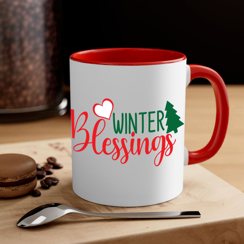 Winter Blessings 546#- winter-Mug / Coffee Cup