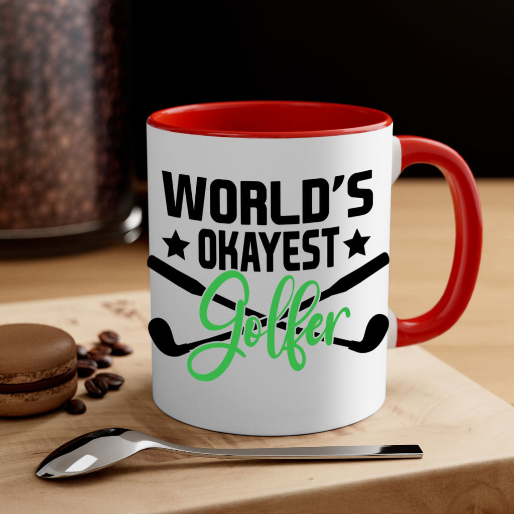 Worlds okayest golfer 27#- golf-Mug / Coffee Cup