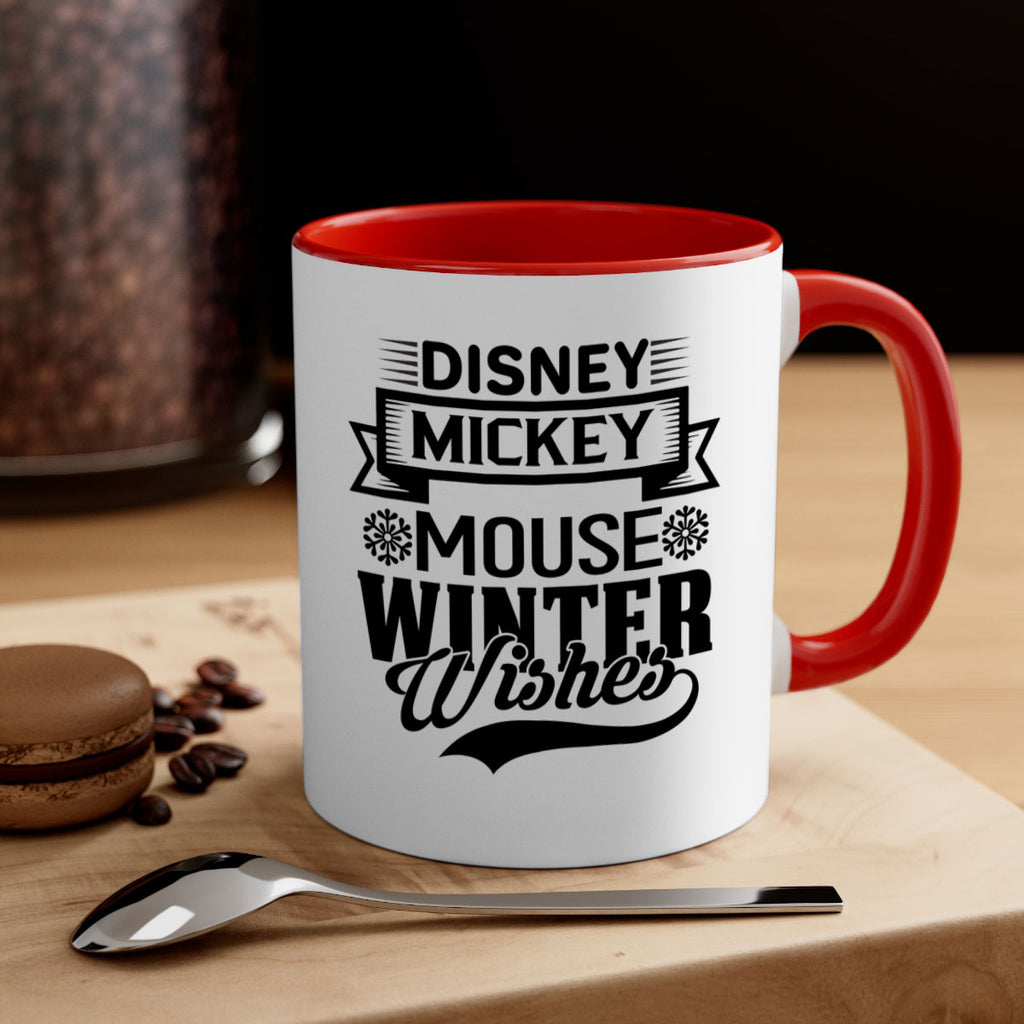 disney mickey mouse winter wishes 93#- winter-Mug / Coffee Cup
