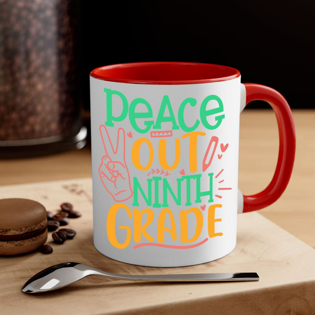 peace out 9th grade 2#- 9th grade-Mug / Coffee Cup