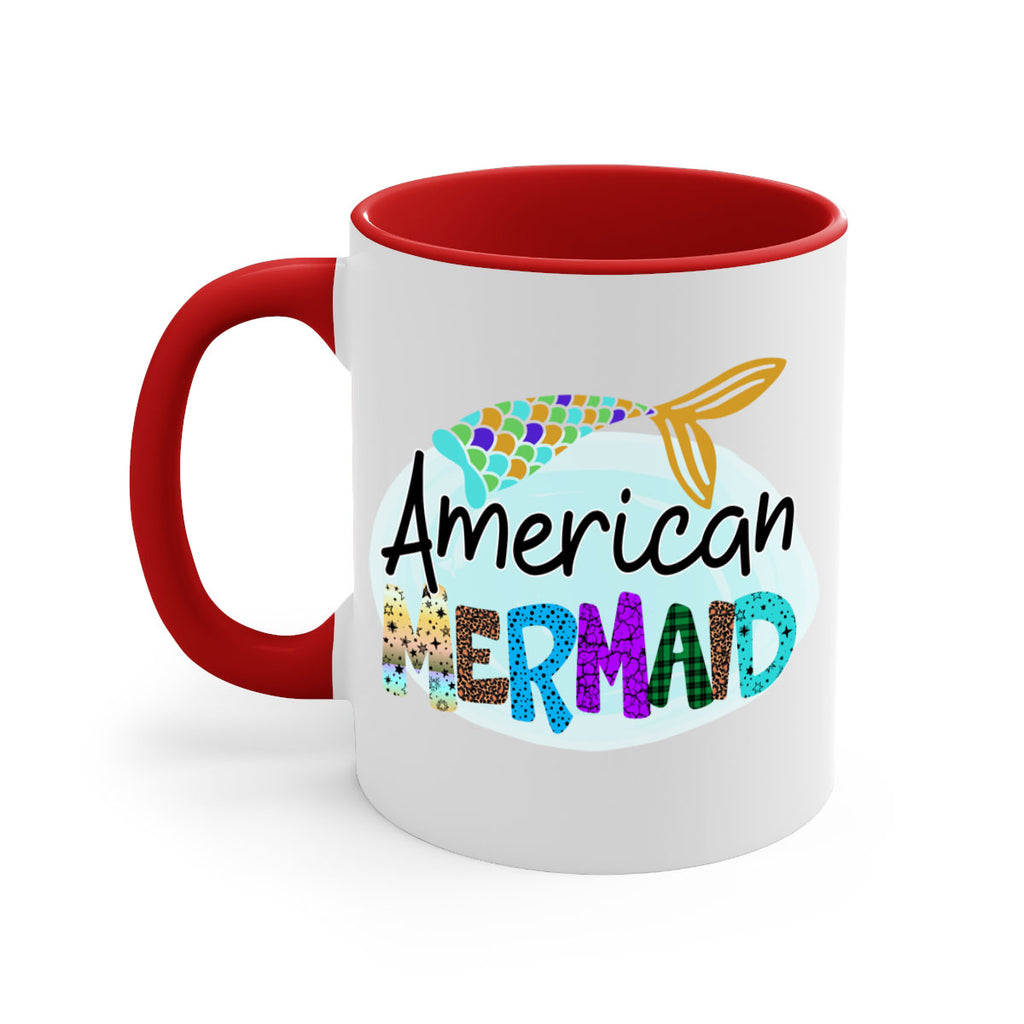 American Mermaid 14#- mermaid-Mug / Coffee Cup