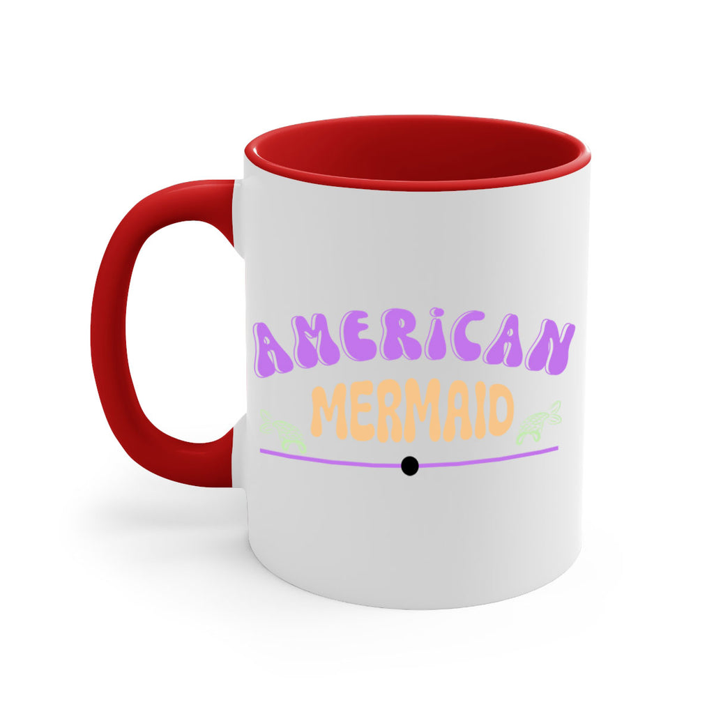American Mermaid 16#- mermaid-Mug / Coffee Cup