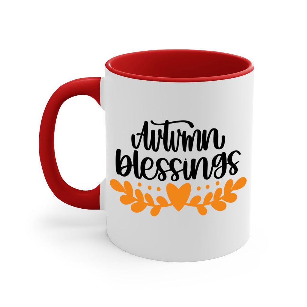 Autumn Blessings 472#- fall-Mug / Coffee Cup