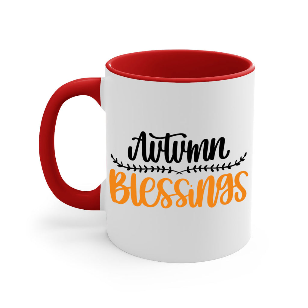 Autumn Blessings 473#- fall-Mug / Coffee Cup