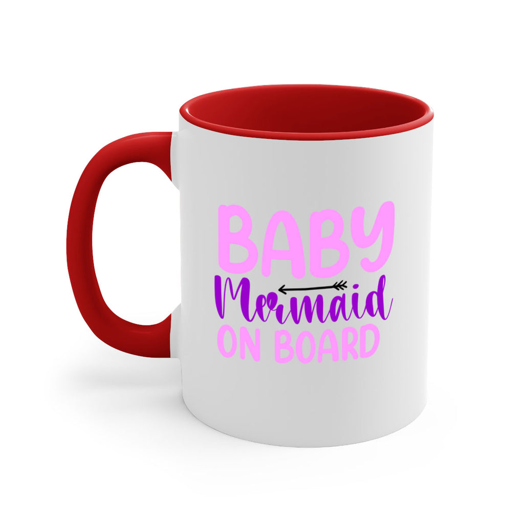 Baby Mermaid On Board 23#- mermaid-Mug / Coffee Cup