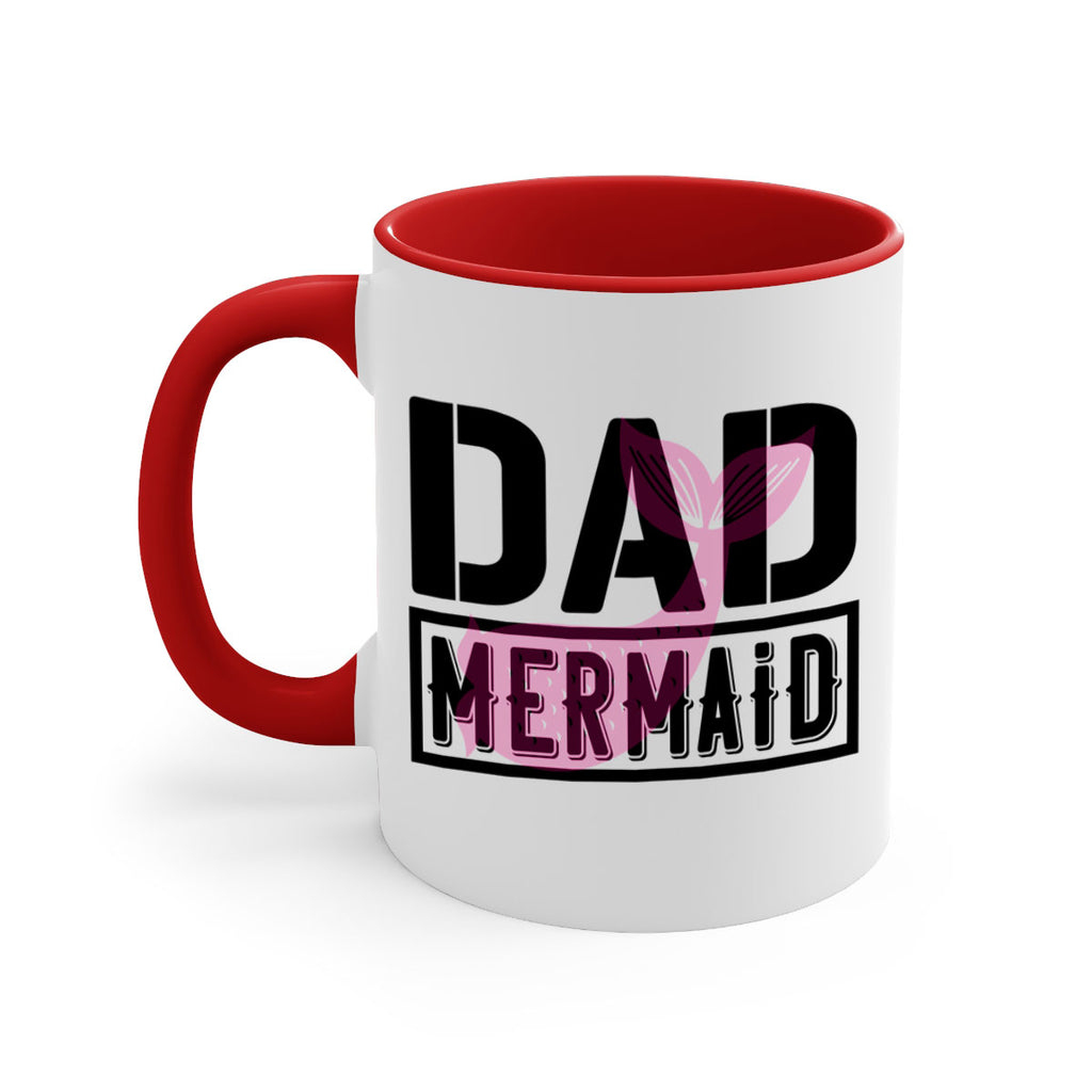 Dad mermaid 111#- mermaid-Mug / Coffee Cup
