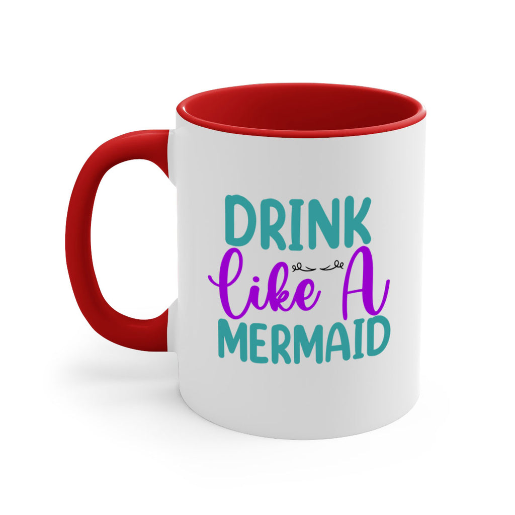 Drink Like A Mermaid 139#- mermaid-Mug / Coffee Cup