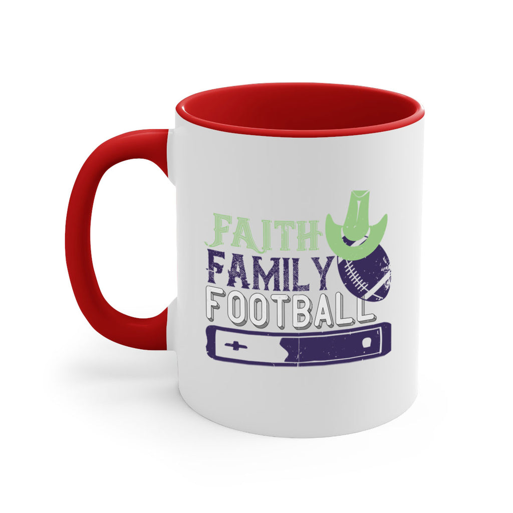 Faith family football 1258#- football-Mug / Coffee Cup
