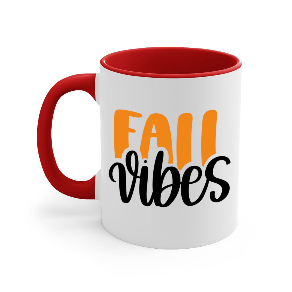 Fall Vibes 487#- fall-Mug / Coffee Cup