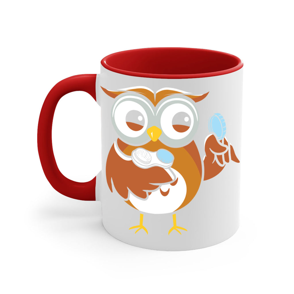 Funny Owl Contact Lens Case A TurtleRabbit 6#- owl-Mug / Coffee Cup