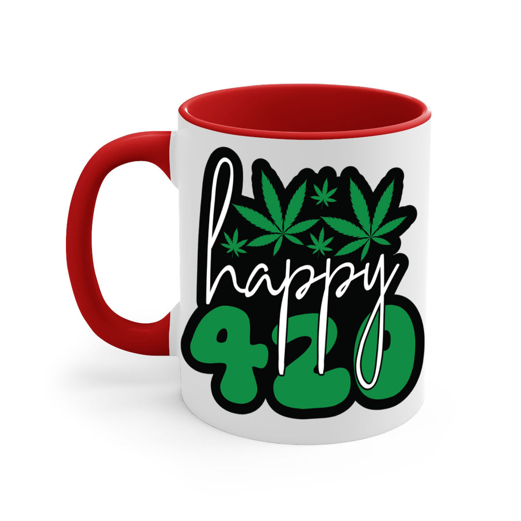 Happy 420 102#- marijuana-Mug / Coffee Cup