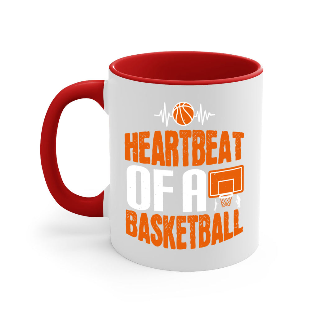 Heartbeat of a basketball 2298#- basketball-Mug / Coffee Cup