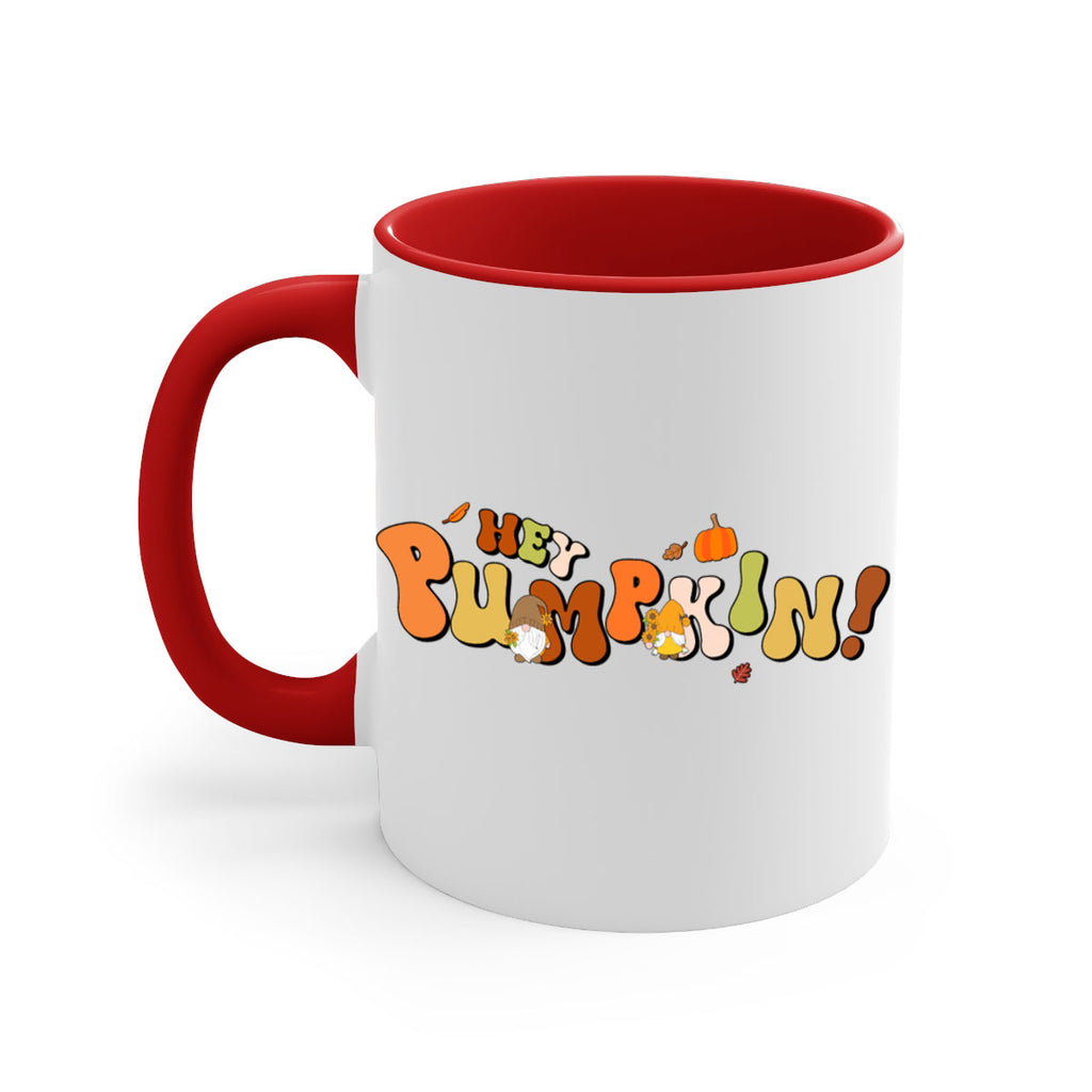 HeyPumpkinFallGnome 313#- fall-Mug / Coffee Cup