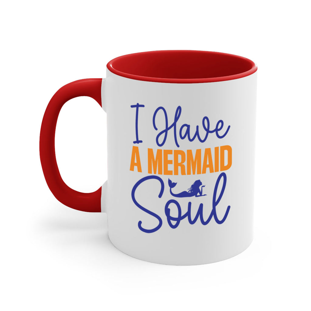 I Have a Mermaid Soul 205#- mermaid-Mug / Coffee Cup