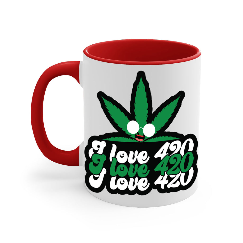 I love 420 123#- marijuana-Mug / Coffee Cup