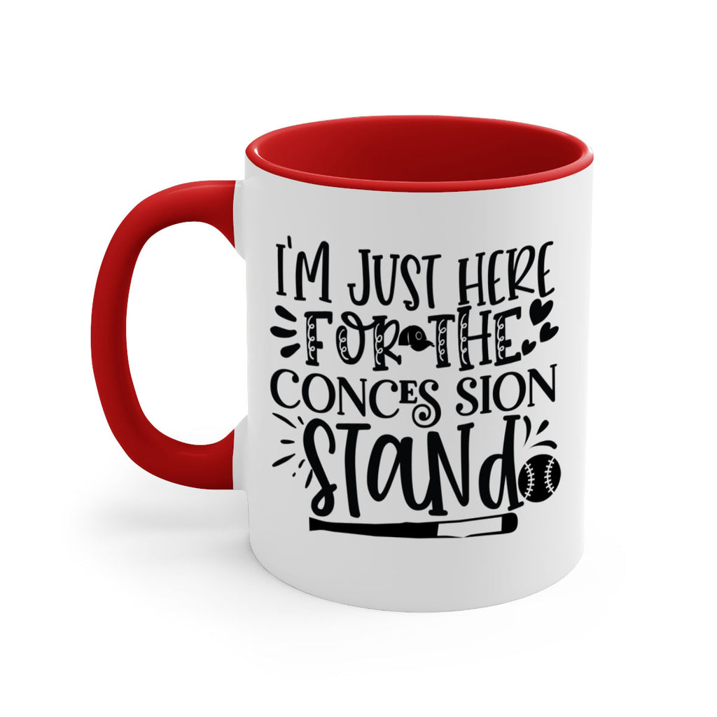Im Just Here For the Conces sion stand 2072#- baseball-Mug / Coffee Cup