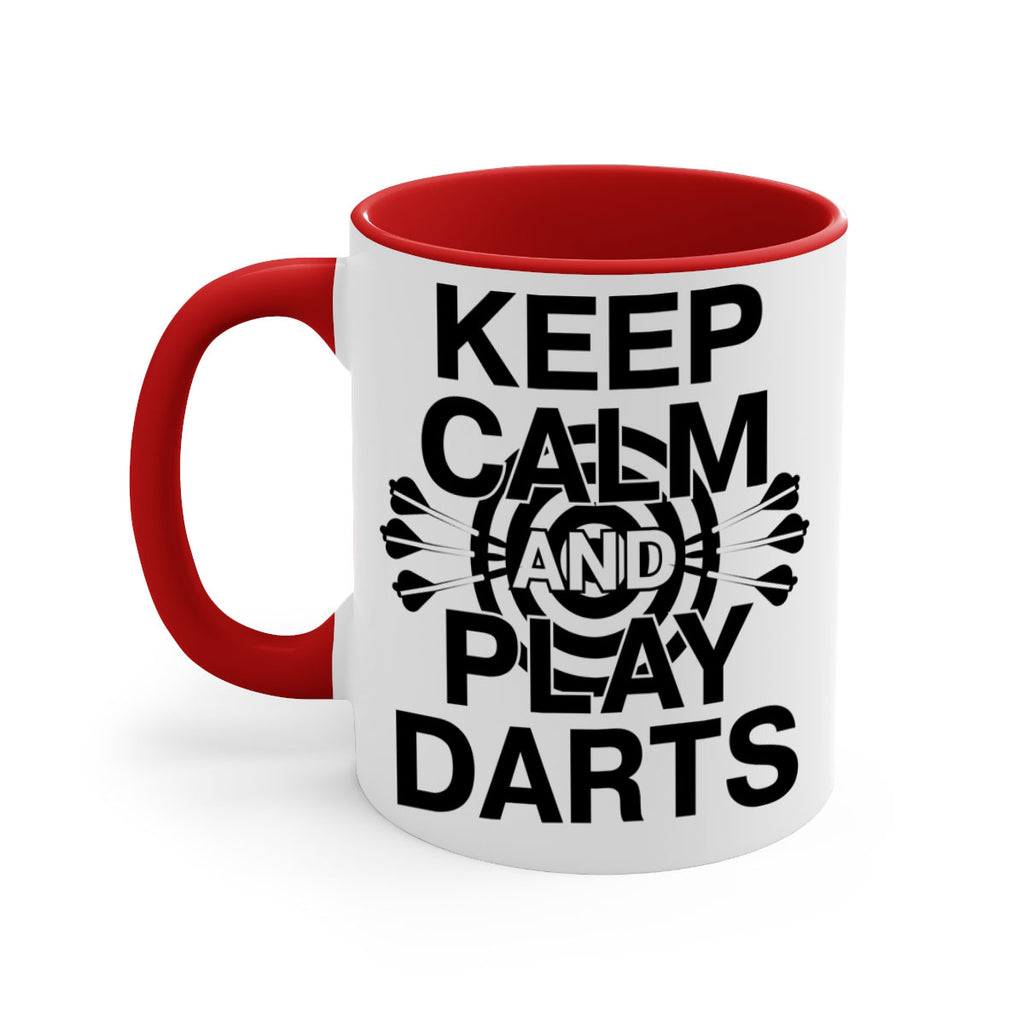Keep calm And play Darts 961#- darts-Mug / Coffee Cup