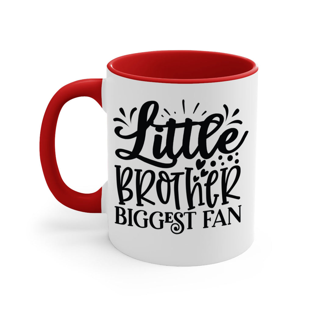 Little Brother Biggest Fan 2056#- baseball-Mug / Coffee Cup