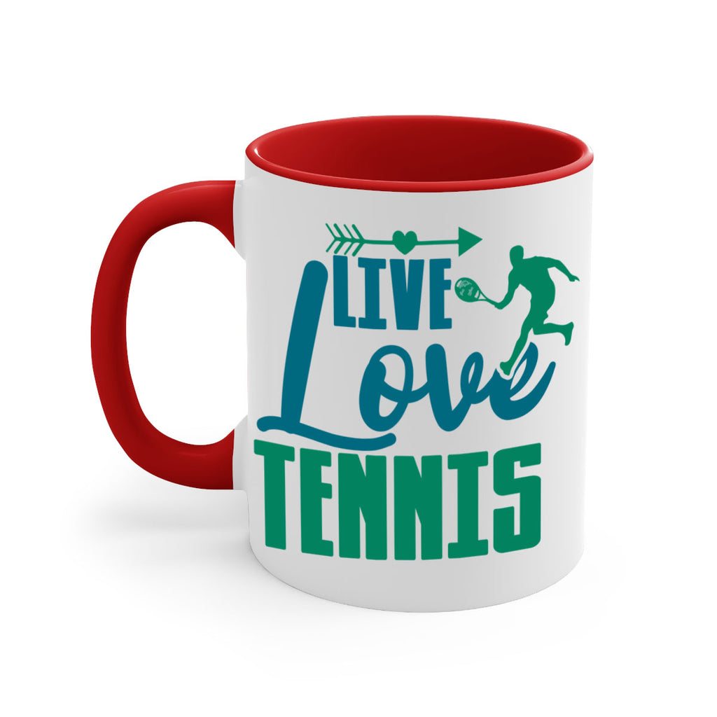 Live Love Tennis 828#- tennis-Mug / Coffee Cup