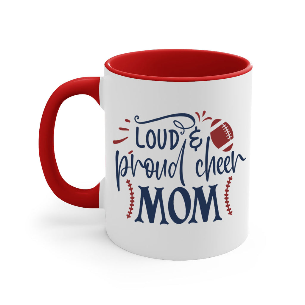 Loud proud cheer mom 1534#- football-Mug / Coffee Cup