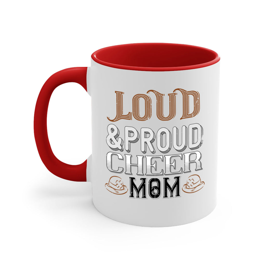 Loud proud cheer mom 763#- football-Mug / Coffee Cup