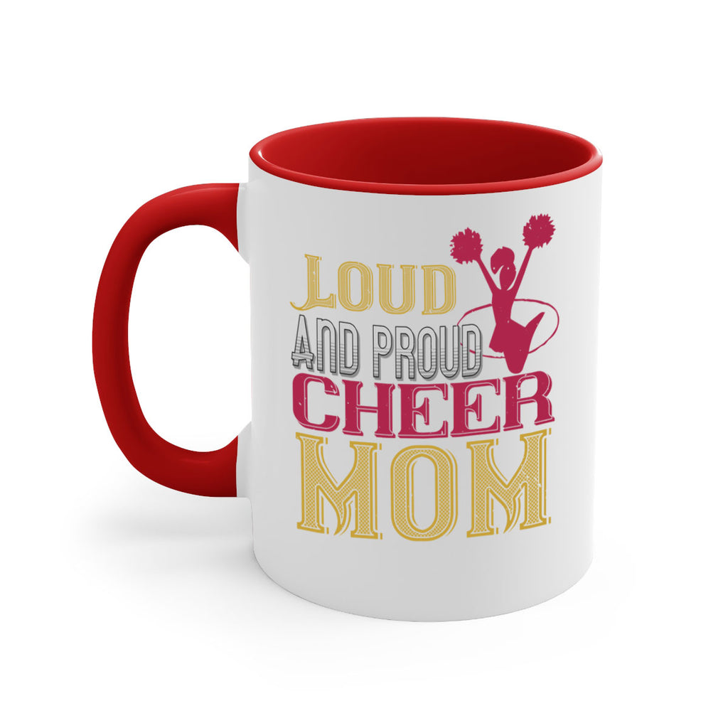 Loud proud cheer mom 764#- football-Mug / Coffee Cup