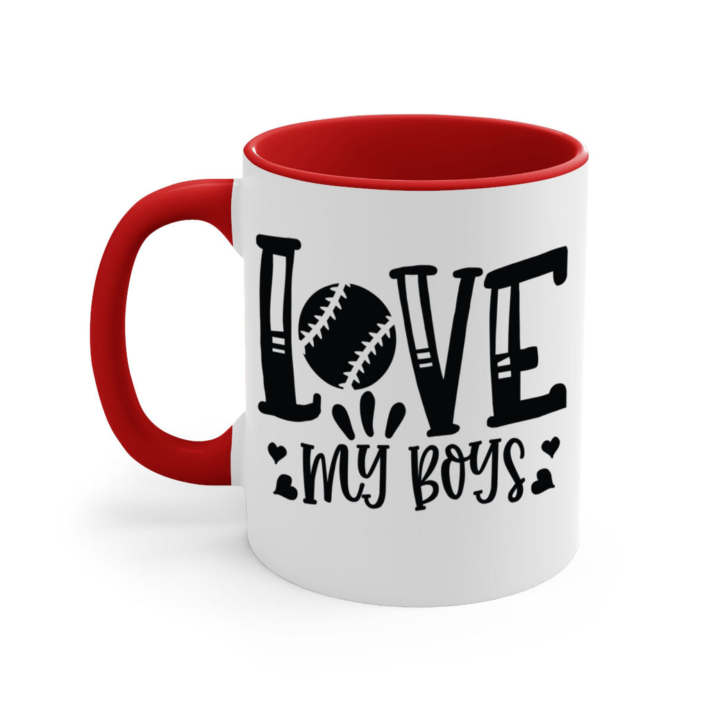 Love My Boys 2053#- baseball-Mug / Coffee Cup