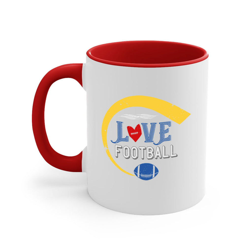 Love football 733#- football-Mug / Coffee Cup