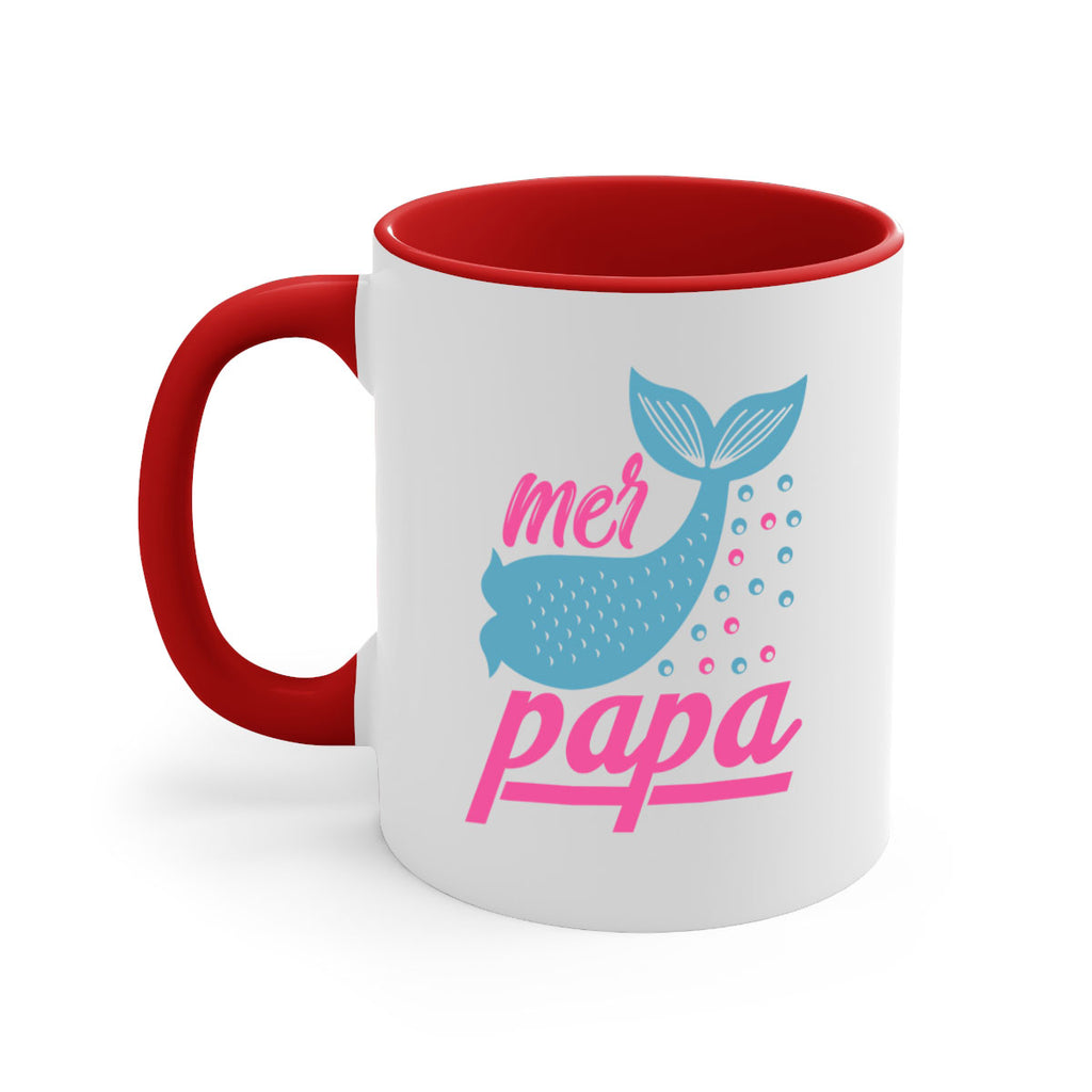 Mer Papa 344#- mermaid-Mug / Coffee Cup