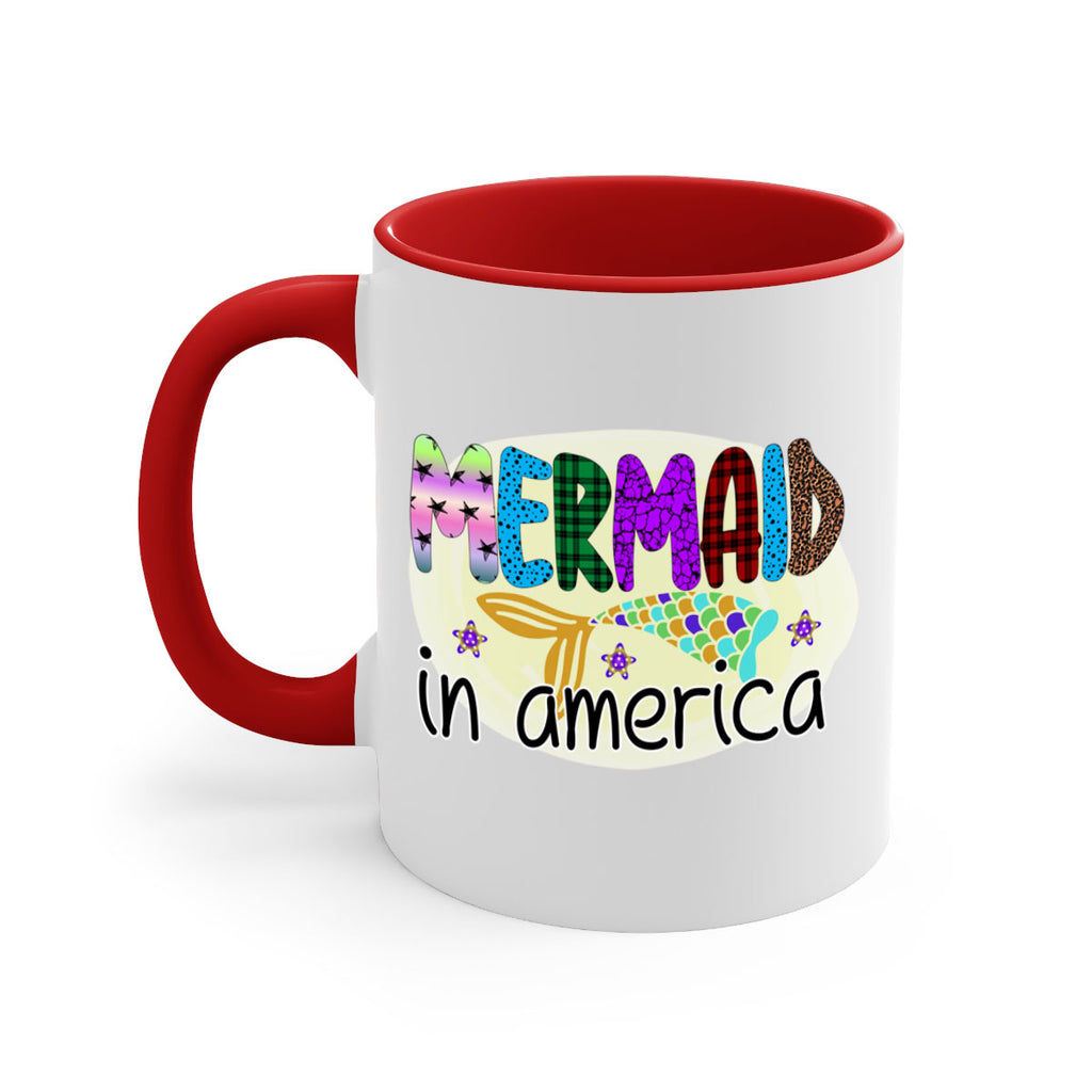 Mermaid In America 419#- mermaid-Mug / Coffee Cup
