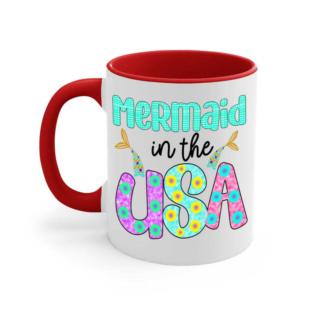 Mermaid In The Usa 421#- mermaid-Mug / Coffee Cup
