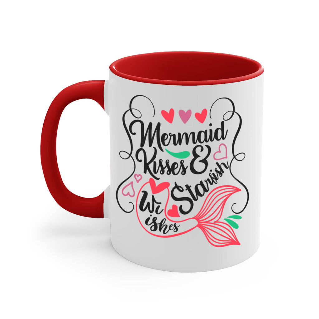 Mermaid Kisses Starfish Wishes 368#- mermaid-Mug / Coffee Cup