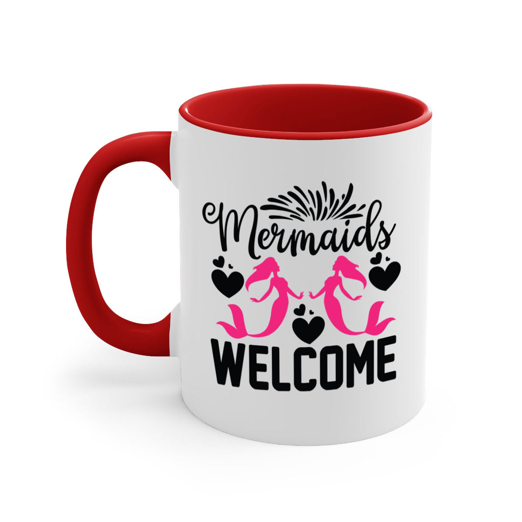 Mermaids Welcome 499#- mermaid-Mug / Coffee Cup